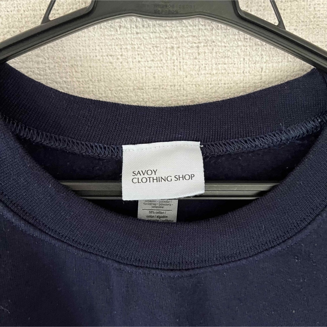 【完売品】savoy clothing shop sweat navy