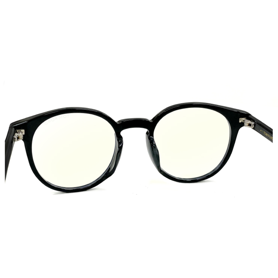 TOM FORD(トムフォード)の【新品】 トムフォード FT5796-K-B 001 ブルーライトカット レンズ 伊達メガネ 度なし クリア サングラス メンズ レディース ユニセックス モデル TOM FORD tomford TF5796-K-B FT5796KB TF5796KB FT5796-K-B/V ボストン 型 uvカット 黒縁 黒ぶち フレーム メンズのファッション小物(サングラス/メガネ)の商品写真