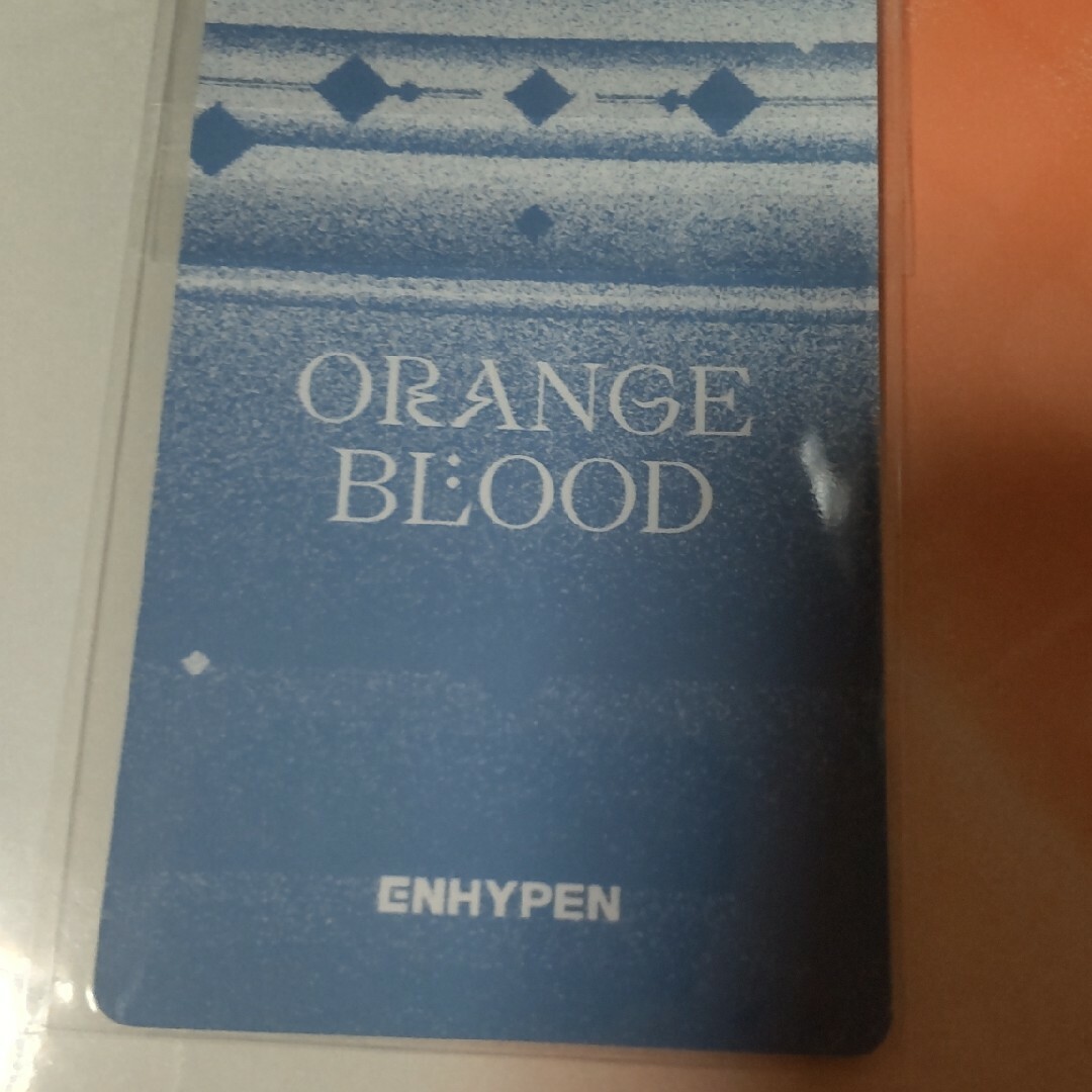 ENHYPEN(エンハイプン)のENHYPEN ORANGE BLOOD weverse 特典 ソヌ エンタメ/ホビーのタレントグッズ(アイドルグッズ)の商品写真