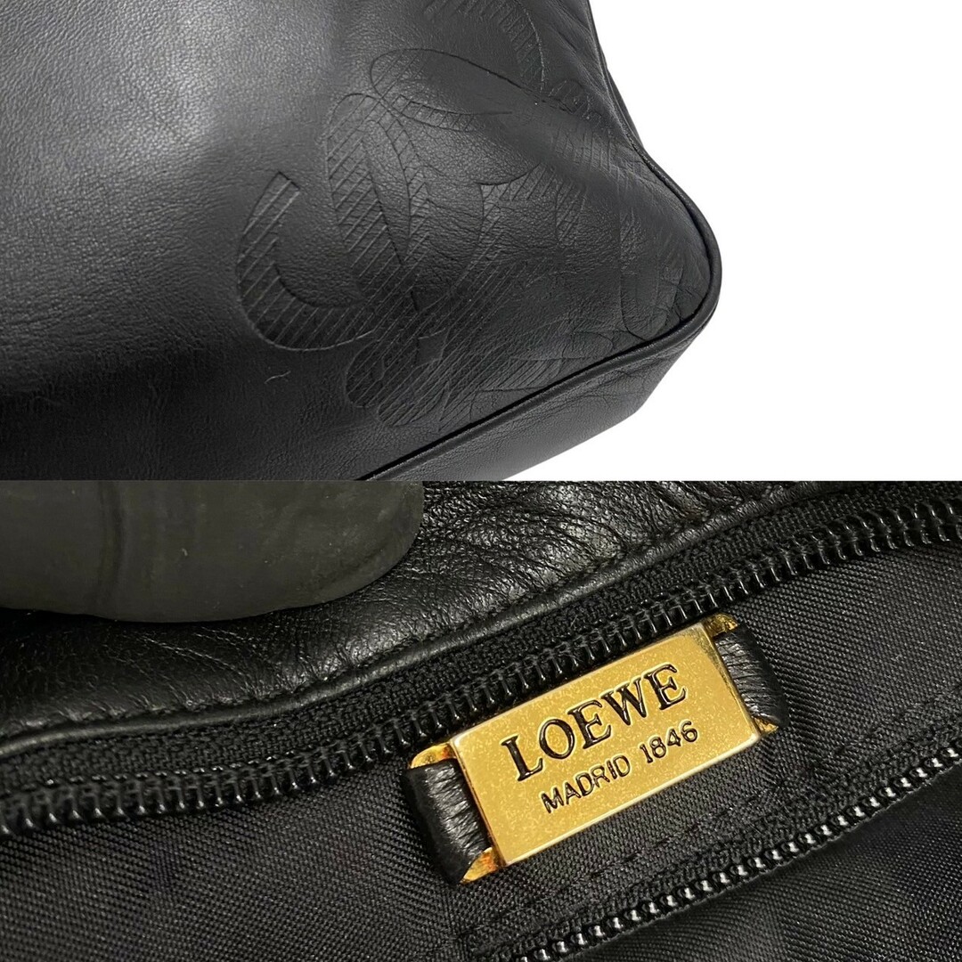 LOEWE - 極 美品 LOEWE ロエベ ヴィンテージ アナグラム ロゴ ナッパ