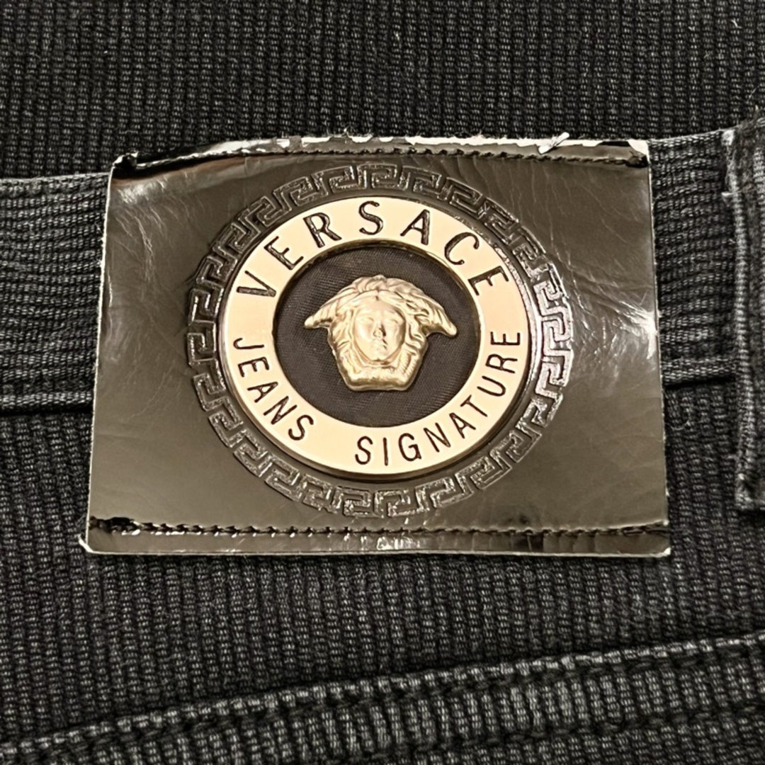 VERSACE(ヴェルサーチ)のVERSACE JEANS COUTURE ヴェルサーチェ ジーンズ クチュール コットン コーデュロイ パンツ ブラック size 32 メンズ メンズのパンツ(その他)の商品写真