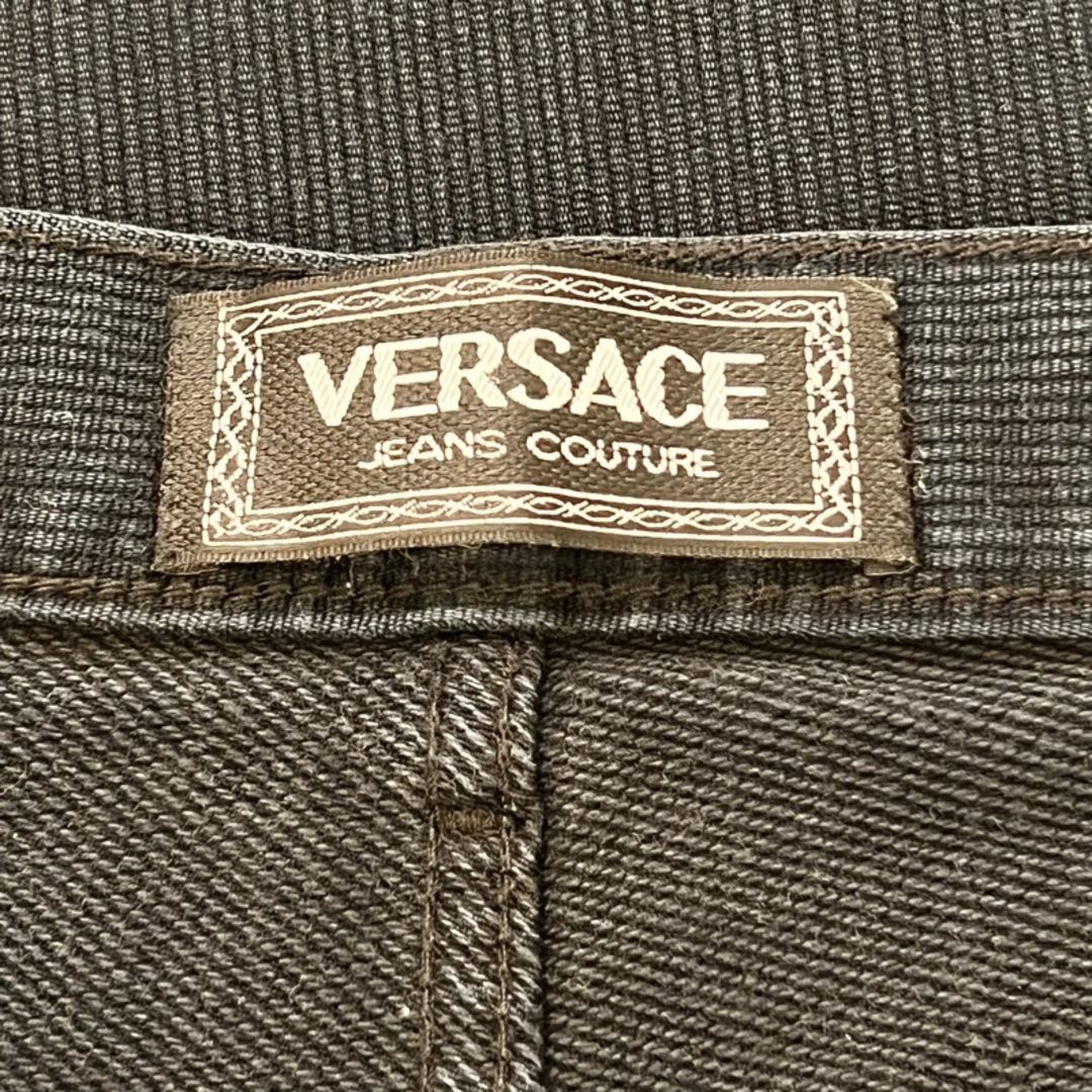 VERSACE(ヴェルサーチ)のVERSACE JEANS COUTURE ヴェルサーチェ ジーンズ クチュール コットン コーデュロイ パンツ ブラック size 32 メンズ メンズのパンツ(その他)の商品写真