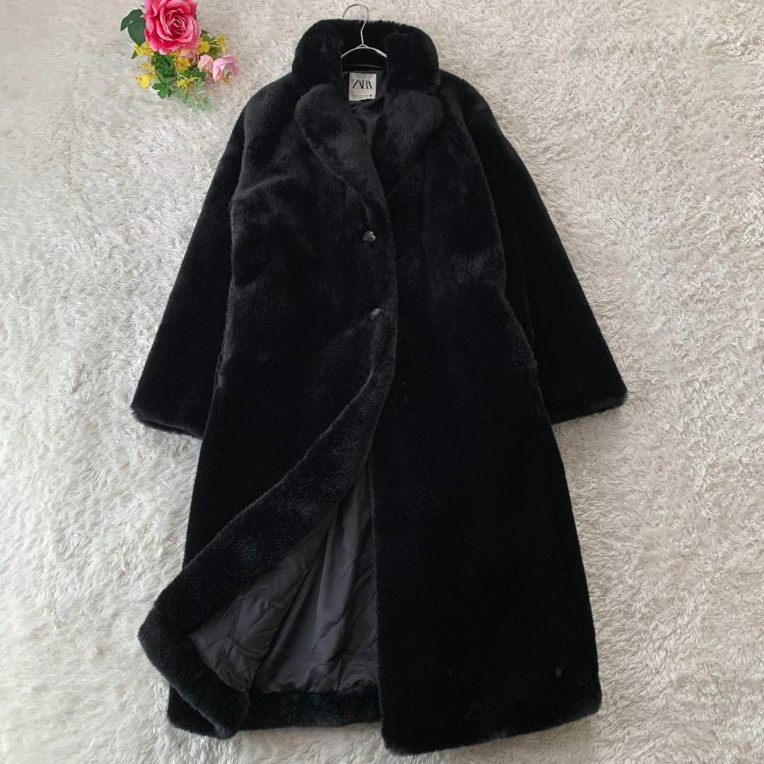 ZARA フェイクファーロングコート