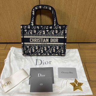 クリスチャンディオール(Christian Dior)のクリスチャンディオール　ブックトートミニバッグ　オブリーク(ハンドバッグ)