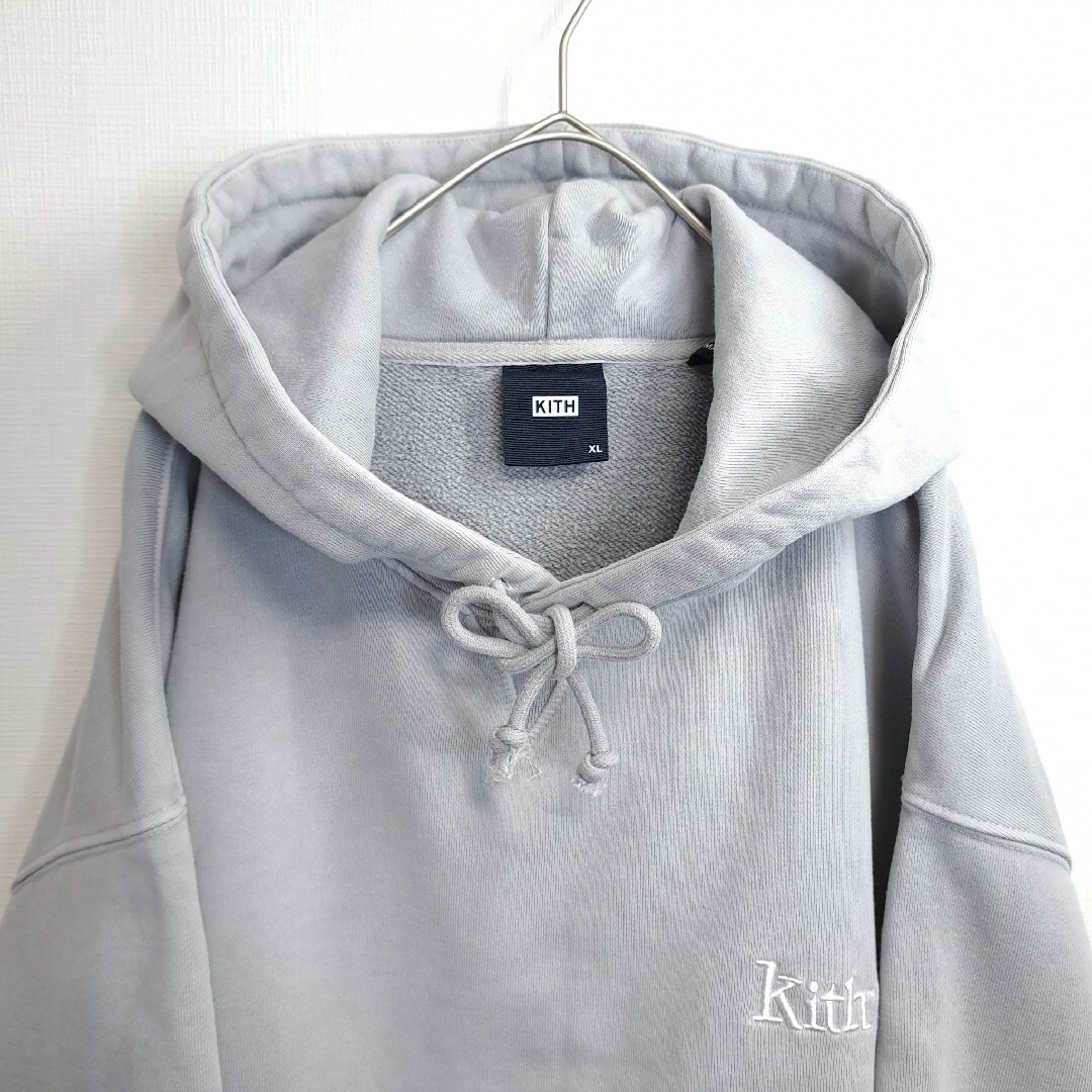 KITH - 【人気/ビッグ】KITH ワンポイント 刺繍ロゴ プルオーバー