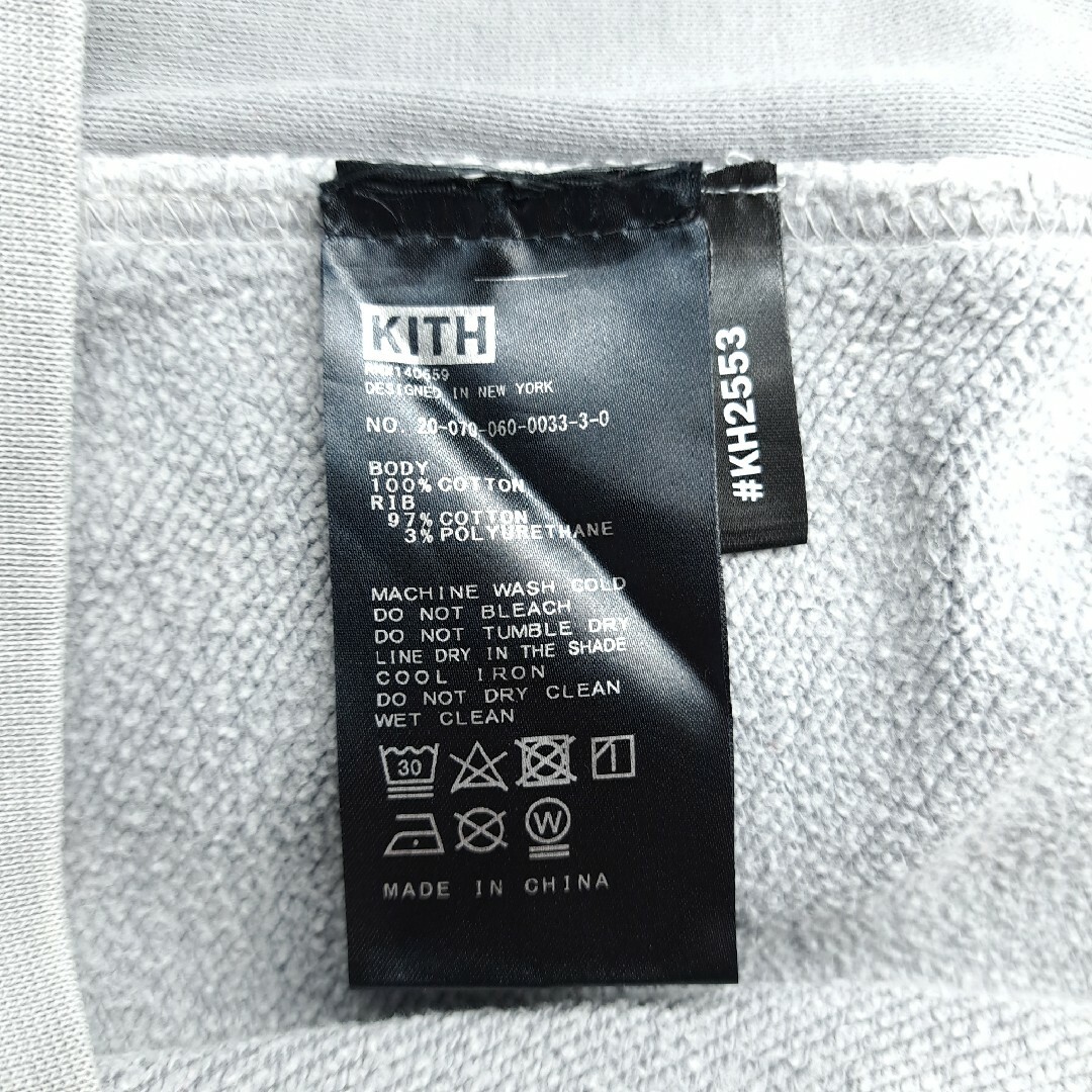 KITH - 【人気/ビッグ】KITH ワンポイント 刺繍ロゴ プルオーバー