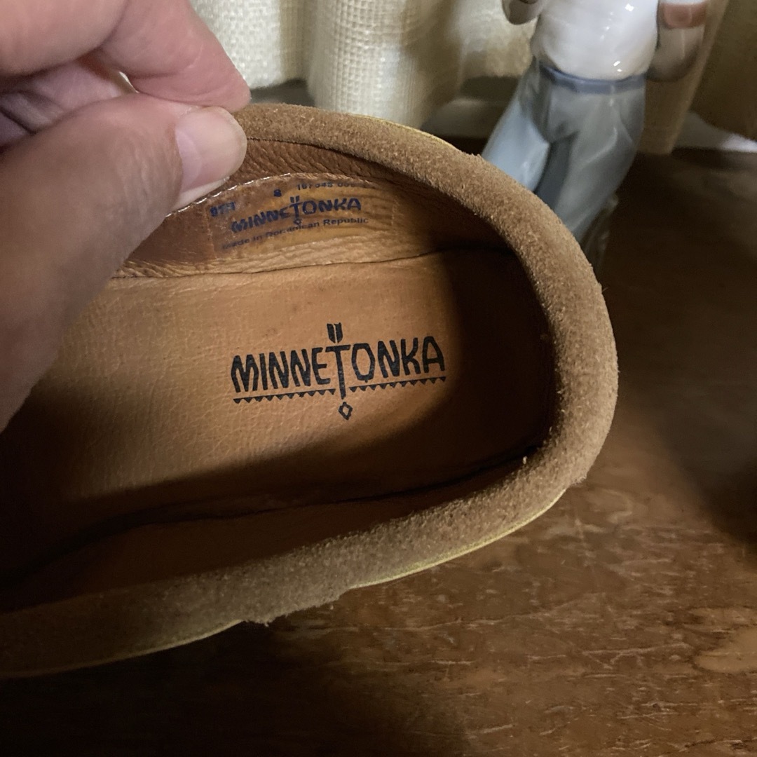 MINNETONKA/ミネトンカ　モカシン　スェード　ハードソール　サイズ8