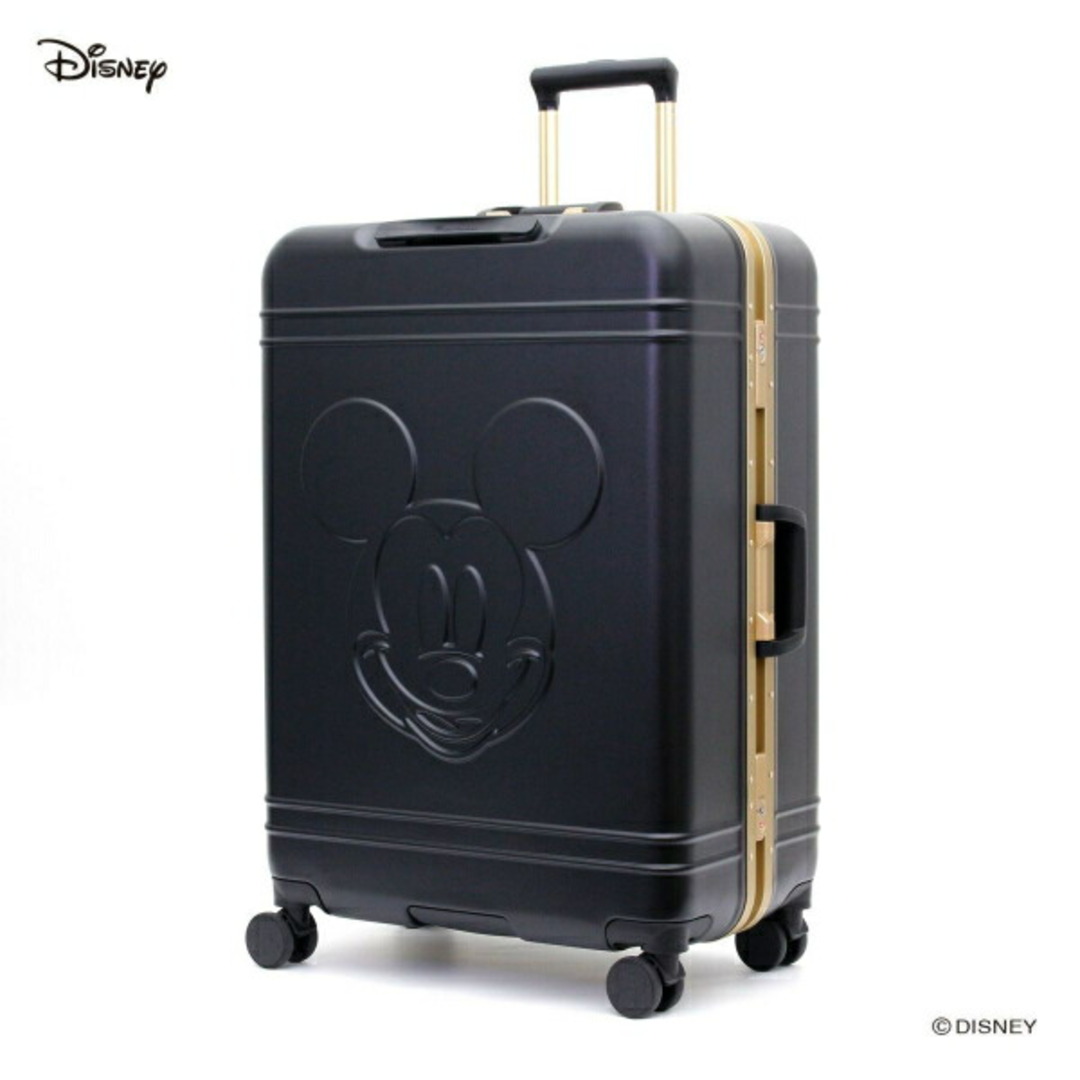 Disney - ディズニー ミッキー フレームスーツケース ブラック
