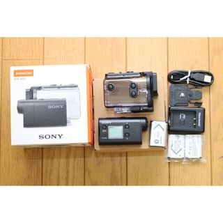 ソニー(SONY)のSONY アクションカメラ　HDR-AS50美品　おまけ付（予備バッテリー）(ビデオカメラ)