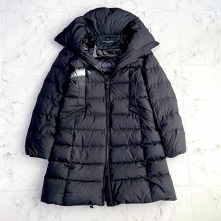 【美品】ナノユニバース×西川ダウン ダウンコート フーデット グレー 36 M