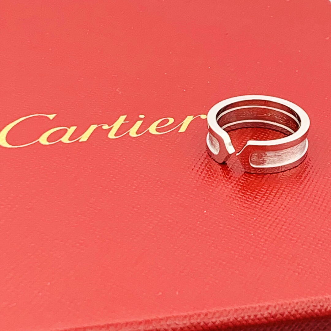 ✴︎極美品　Cartier カルティエ C2 750 ホワイトゴールド リング51刻印リング大きさ