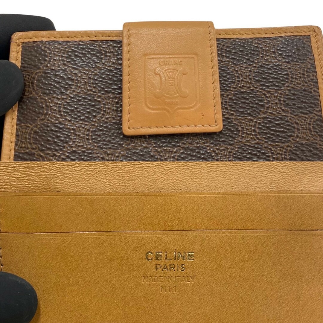 celine - 極 美品 CELINE セリーヌ マカダム ブラゾン トリオンフ ロゴ