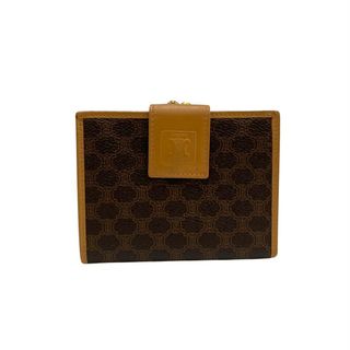 ✨未使用に近い✨　CELINE ミニ財布　マカダム柄　トリオンフ　折り財布