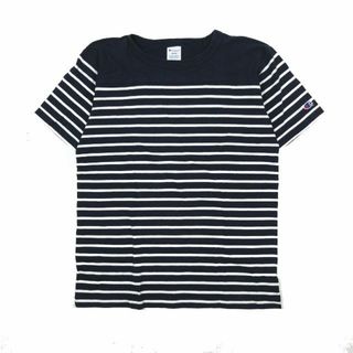 チャンピオン(Champion)のチャンピオン CHAMPION Tシャツ カットソー ボーダー クルーネック L(Tシャツ/カットソー(半袖/袖なし))