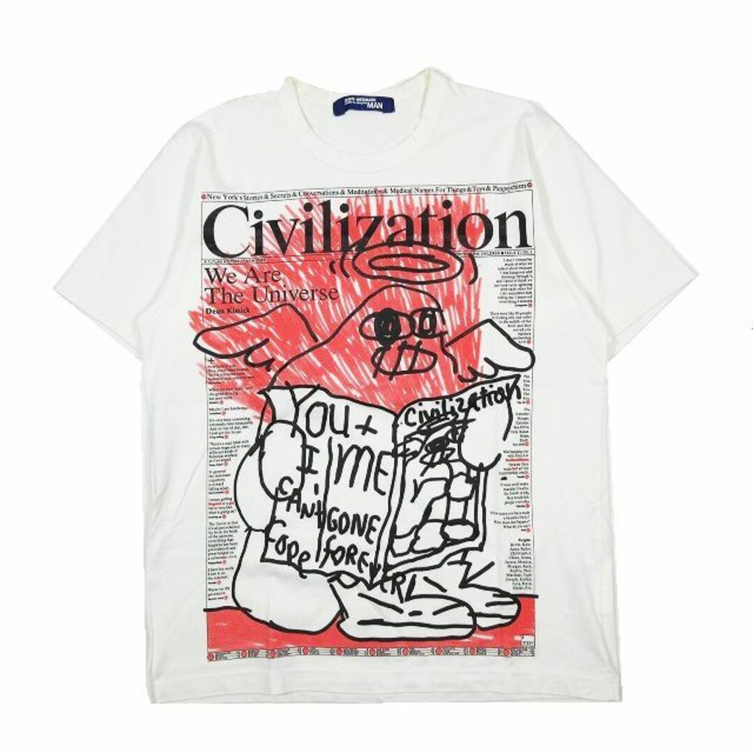 44cm身幅20SS eye JUNYA WATANABE MAN 綿度詰天竺 Tシャツ S