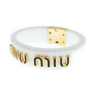 miumiu - 新品 未使用 ミュウミュウ ハートビジュー ブレスレットの ...