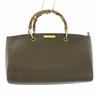 アザー(other)のケイティロクストン BAMBOO BAG バンブーバッグ ハンド トート 茶(ハンドバッグ)