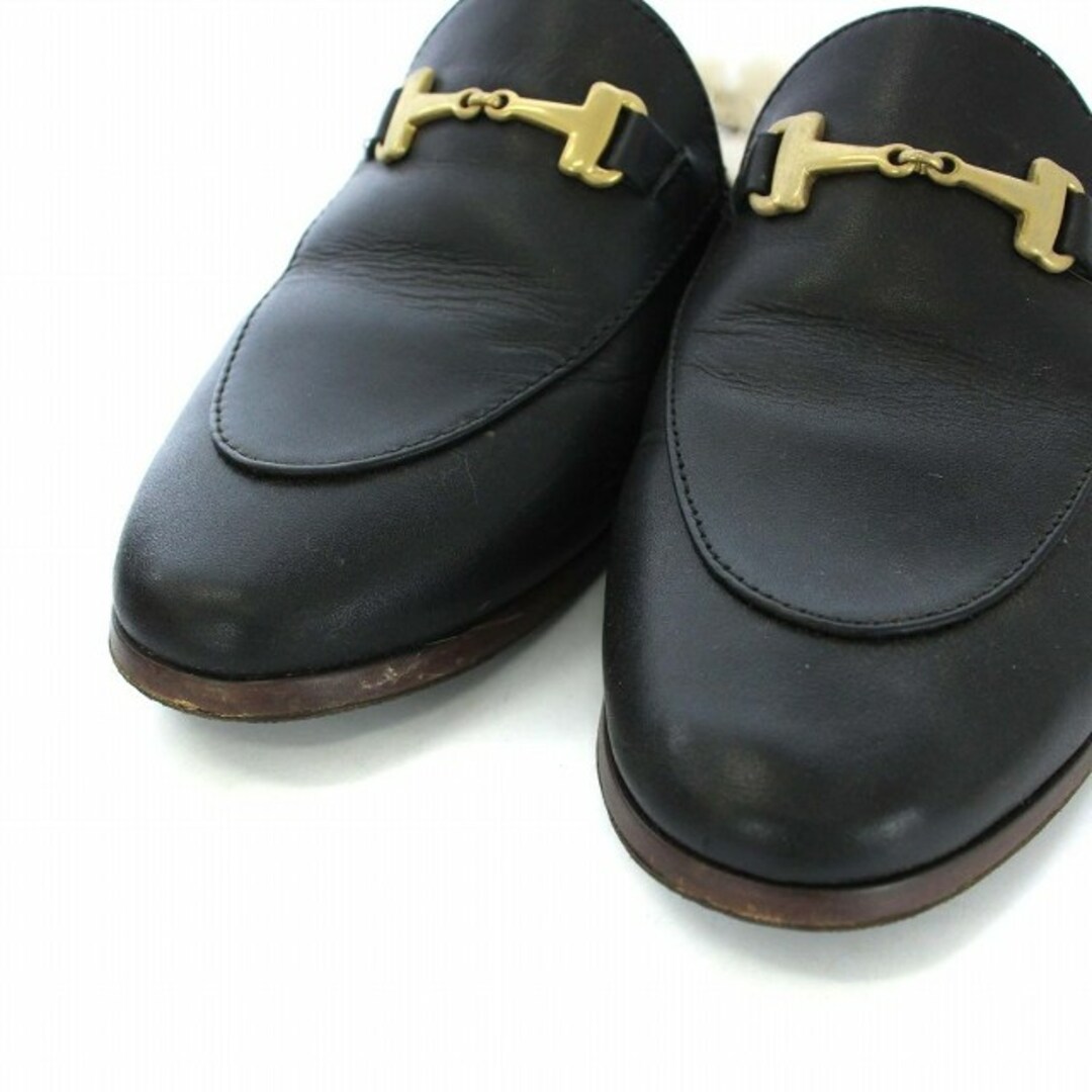 カミナンド ドゥーズィエムクラス 17AW BIT FUR サボサンダル 黒 レディースの靴/シューズ(サンダル)の商品写真