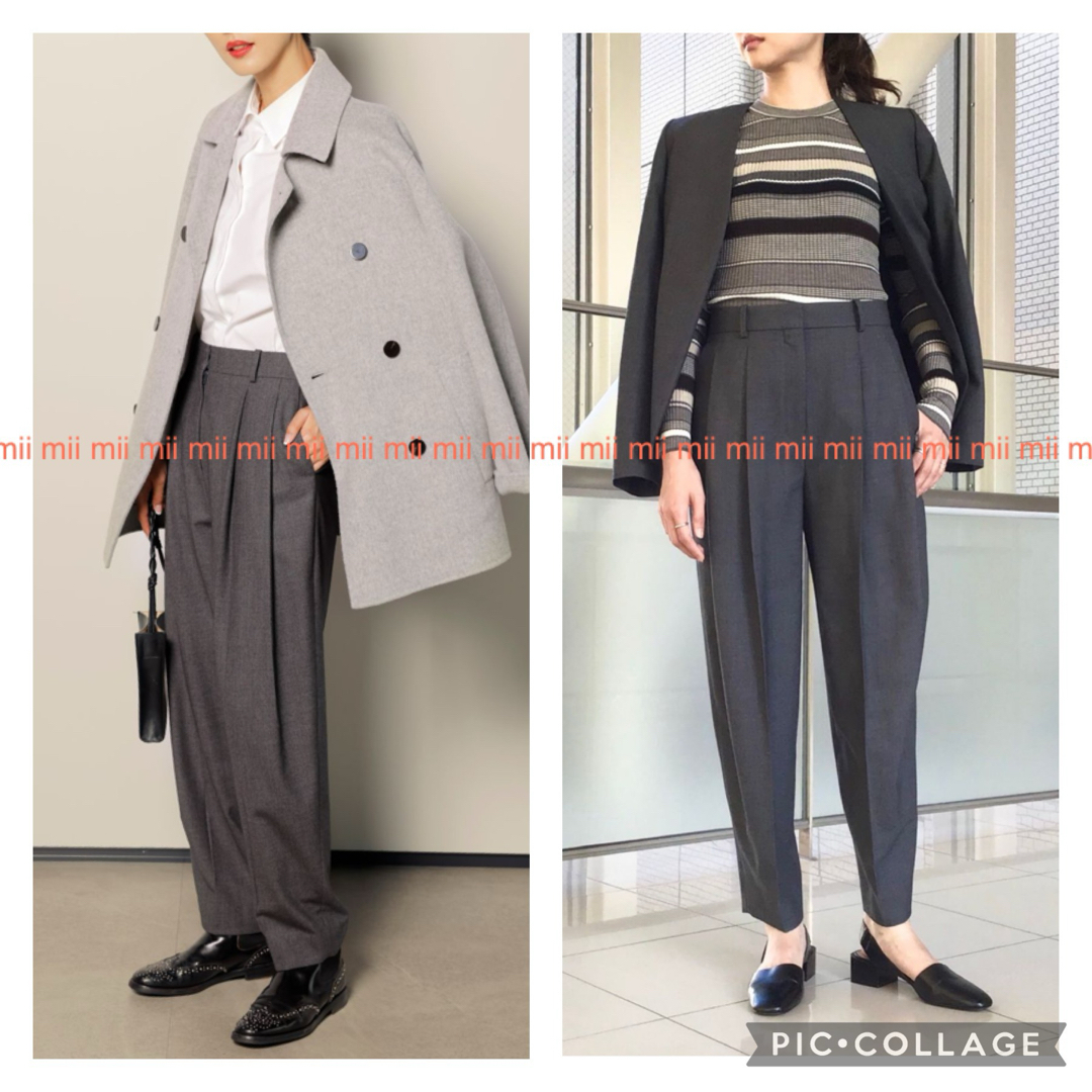 theory(セオリー)の✤2020AW セオリー Theory ウール タックパンツ✤ レディースのパンツ(クロップドパンツ)の商品写真