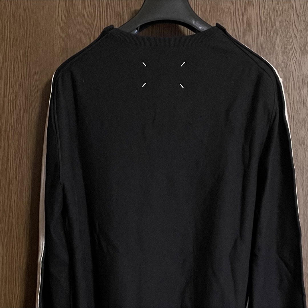 黒S新品 メゾン マルジェラ Spliced 再構築 ニット メンズ セーター