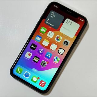 アイフォーン(iPhone)のiPhoneXR 64GB ブラック　黒　スマートフォン　Apple(スマートフォン本体)