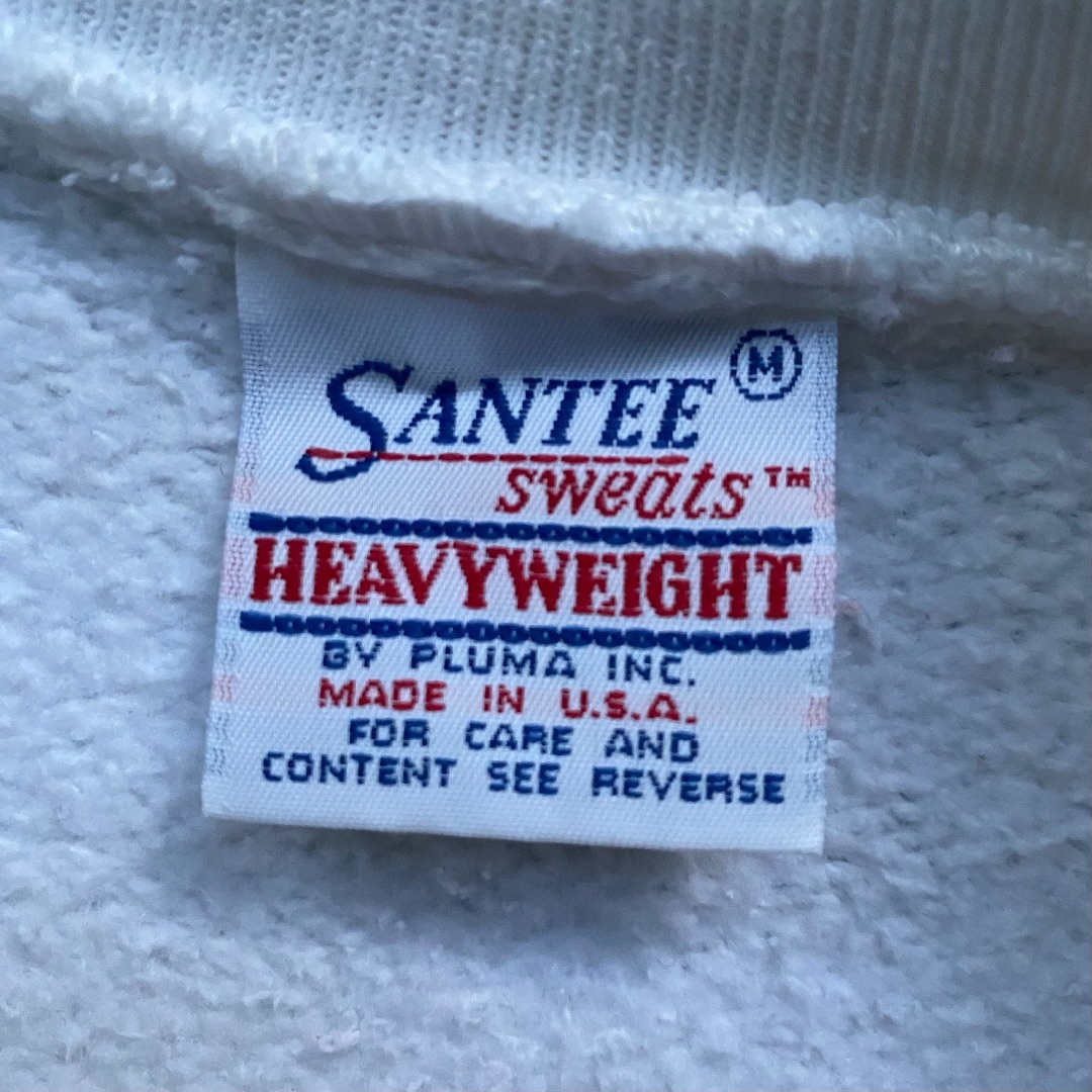 90s santee ヤンキース スウェット USA製 M ホワイト メンズのトップス(スウェット)の商品写真