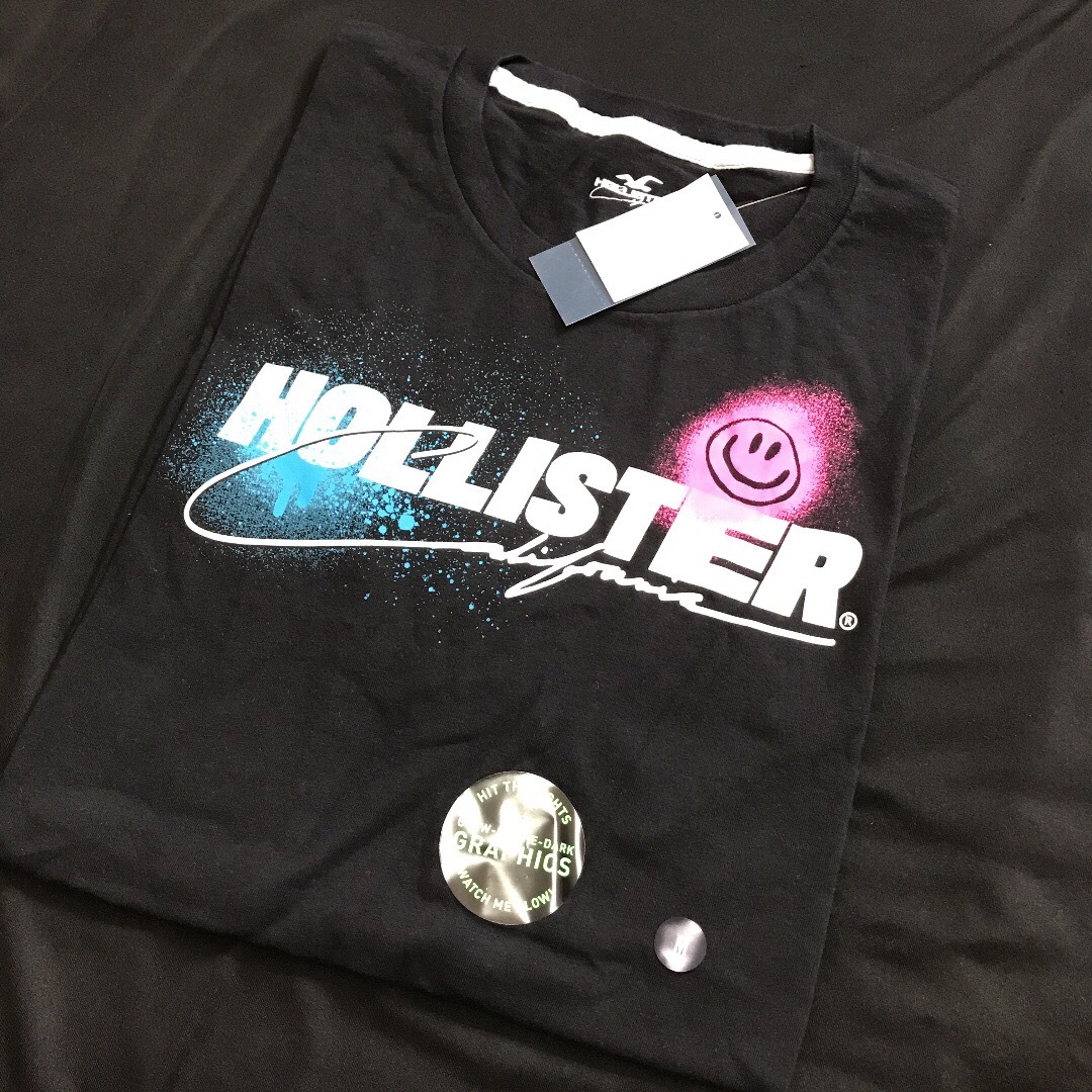 Hollister(ホリスター)の◎S◎新品正規品◎ホリスター◎HOLLISTER◎UネックT シャツ◎送料込 メンズのトップス(Tシャツ/カットソー(半袖/袖なし))の商品写真