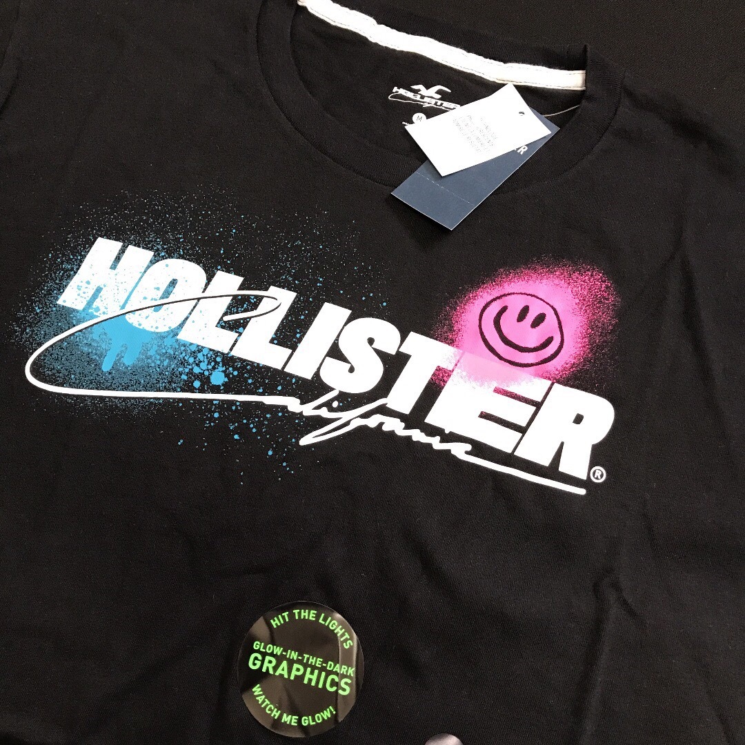 Hollister(ホリスター)の◎S◎新品正規品◎ホリスター◎HOLLISTER◎UネックT シャツ◎送料込 メンズのトップス(Tシャツ/カットソー(半袖/袖なし))の商品写真