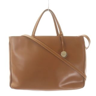 フルラ(Furla)のフルラ トートバッグ ショルダーバッグ 2WAY レザー ロゴ チャーム 茶(トートバッグ)