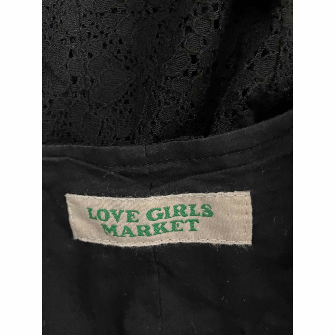 LOVE GIRLS MARKET(ラブガールズマーケット)の♡LOVE GIRLレース地ベスト レディースのトップス(ベスト/ジレ)の商品写真