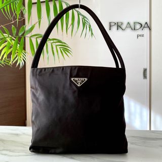 未使用 展示品 プラダ PRADA カナパ 2way ハンド チェーン ショルダー バッグ アセテート ゴールド ブルー 1BA038 フラワー VLP 90211199