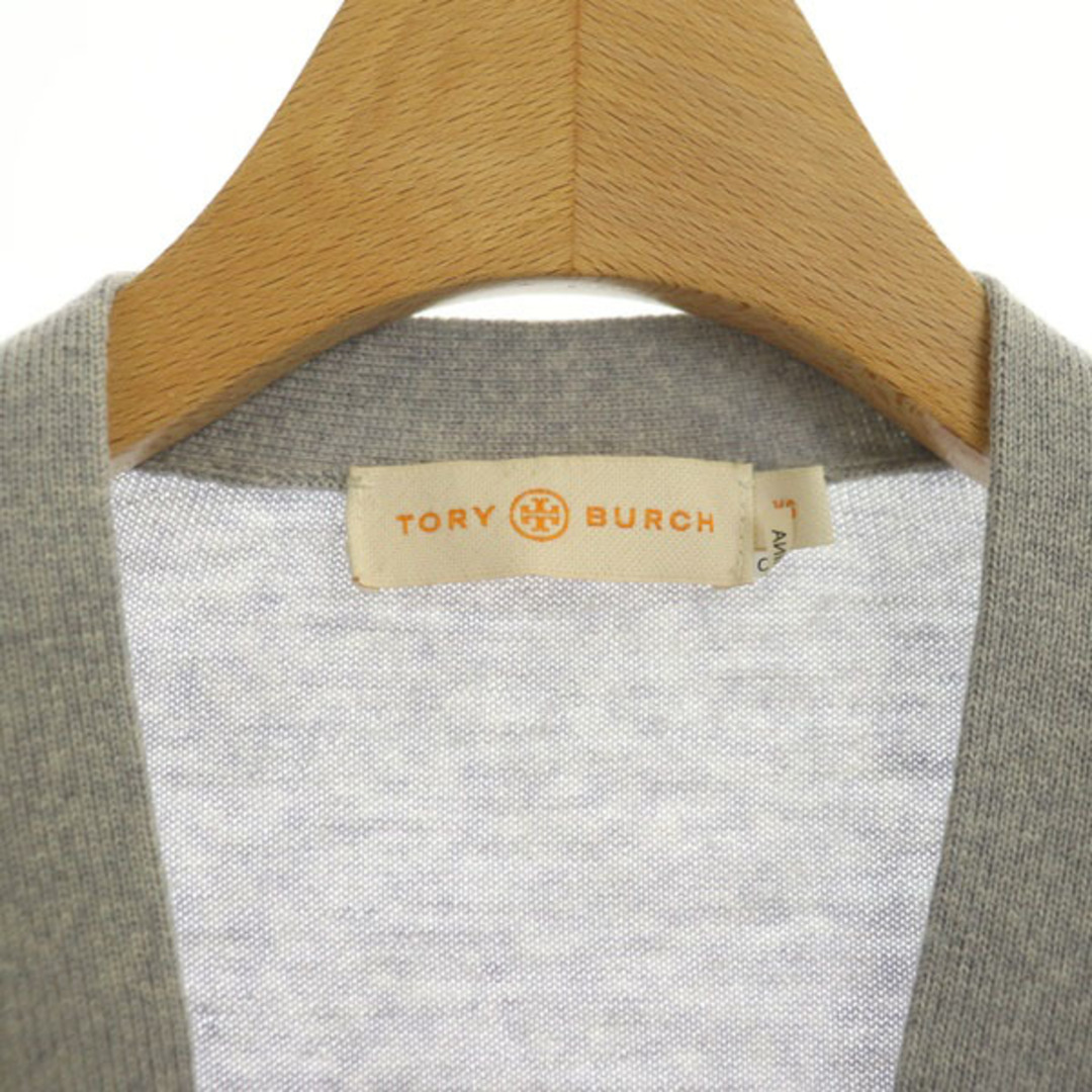 Tory Burch(トリーバーチ)のトリーバーチ TORY BURCH ロゴボタン Vネックカーディガン ニット レディースのトップス(カーディガン)の商品写真