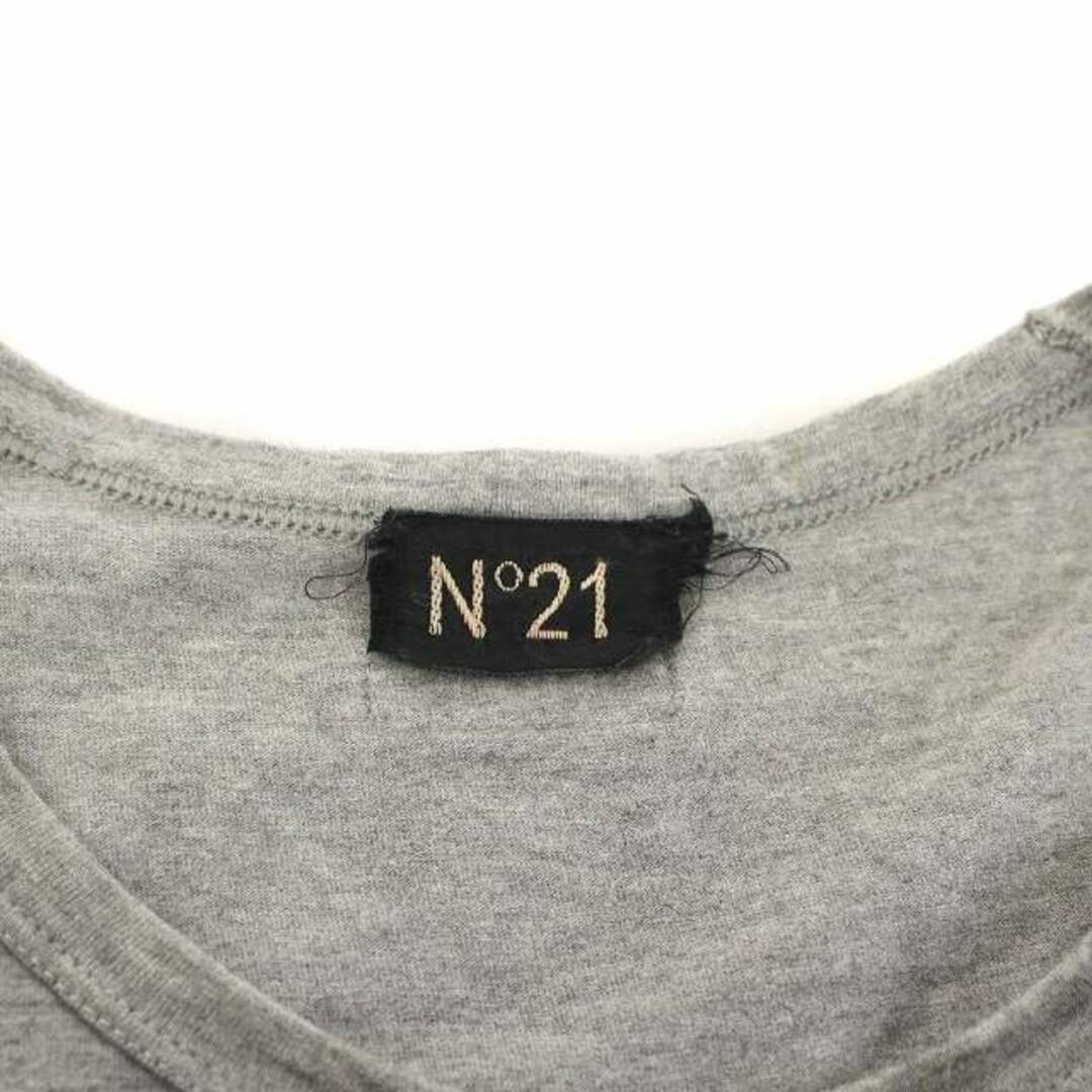 N°21(ヌメロヴェントゥーノ)のヌメロヴェントゥーノ N°21 Tシャツ カットソー グラデーション M グレー レディースのトップス(Tシャツ(半袖/袖なし))の商品写真