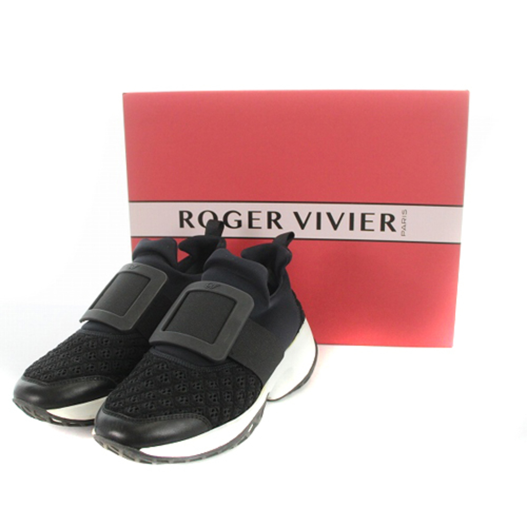 ROGER VIVIER - ロジェヴィヴィエ ヴィヴラン スニーカー 37 24cm 黒の