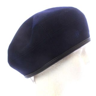 エルメス(Hermes)のエルメス 202016N Saint-Honore beret 58 紺(ハンチング/ベレー帽)