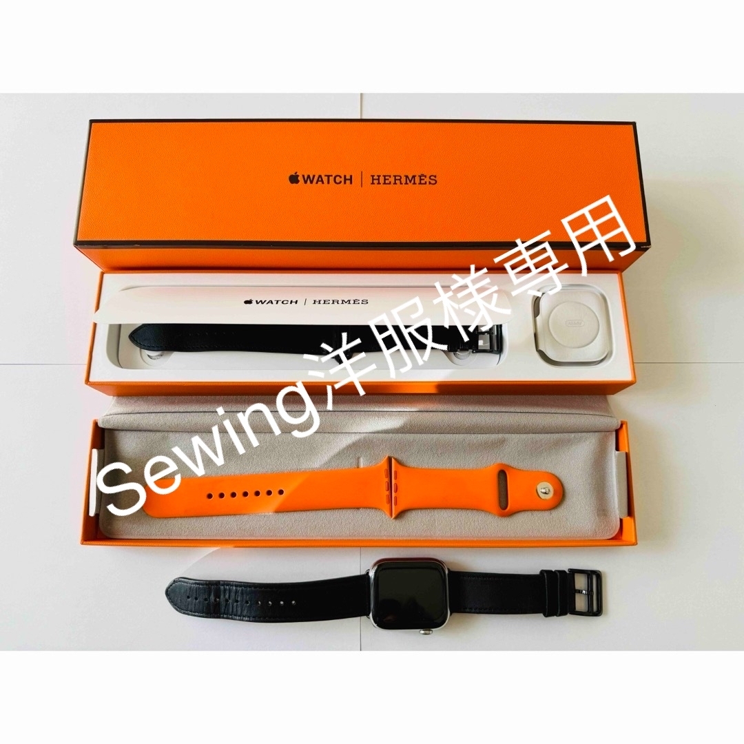 Apple Watch(アップルウォッチ)の【Sewing洋服様専用】Apple Watch HERMES  series7 メンズの時計(腕時計(デジタル))の商品写真