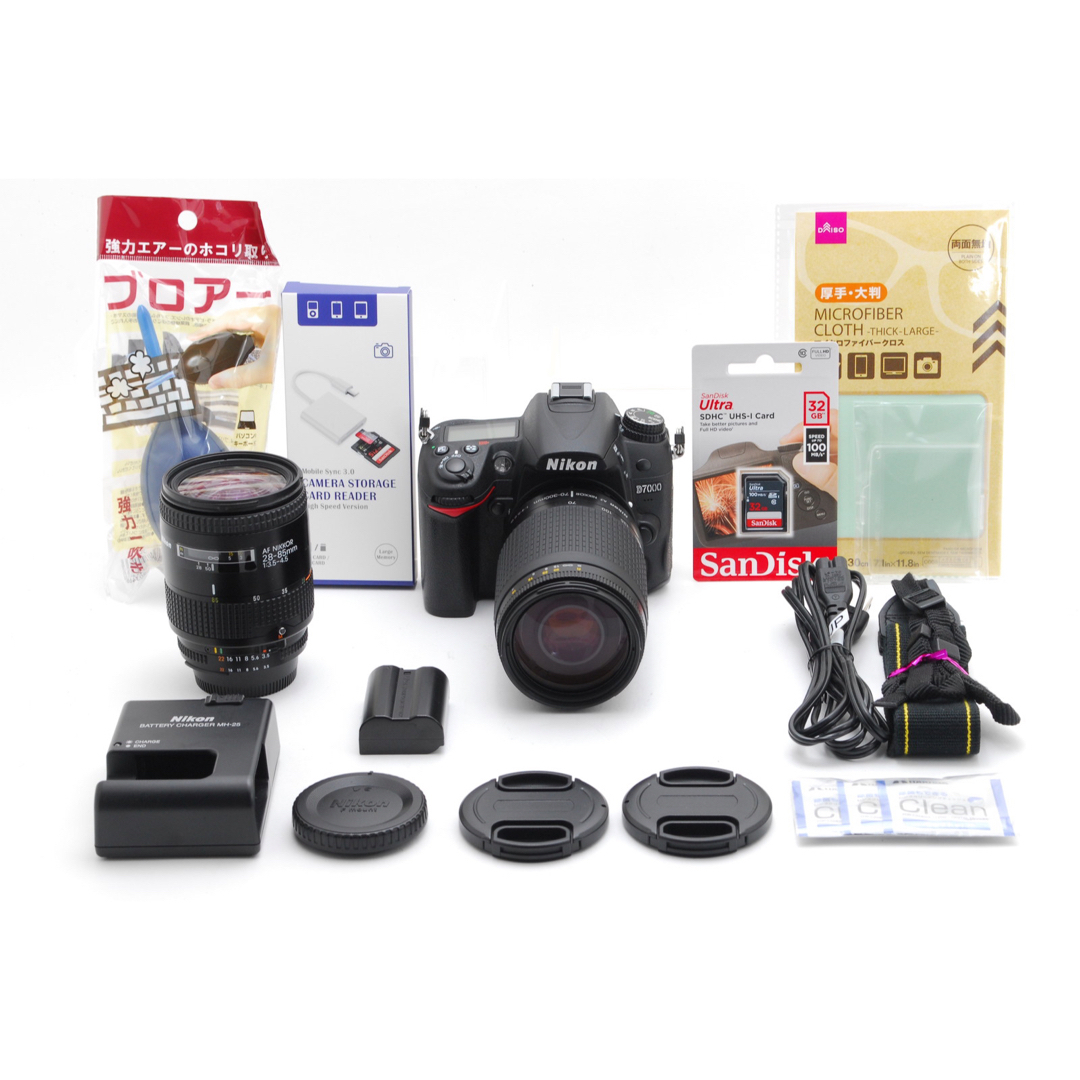 ★本格的な外観の一眼レフ★Nikon ニコン D7000 300mmダブル