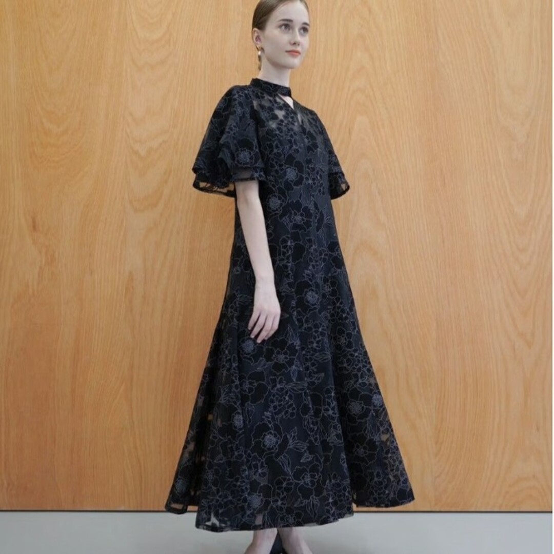 Acka  all sheer flower dressレディース