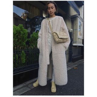 アメリヴィンテージ(Ameri VINTAGE)のAmeri Vintage REVERSIBLE TWIN BOA COAT(ロングコート)