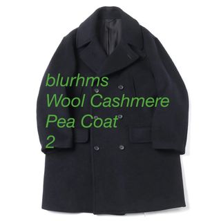 blurhms - blurhms Wool Cashmere Pea Coatの通販 by SANKS(値下げ不可 ...