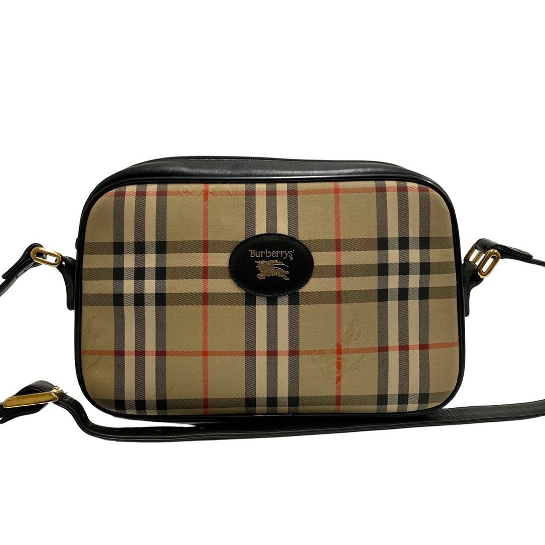 BURBERRY - 極 美品 Burberrys バーバリーズ ノバチェック レザー 本革