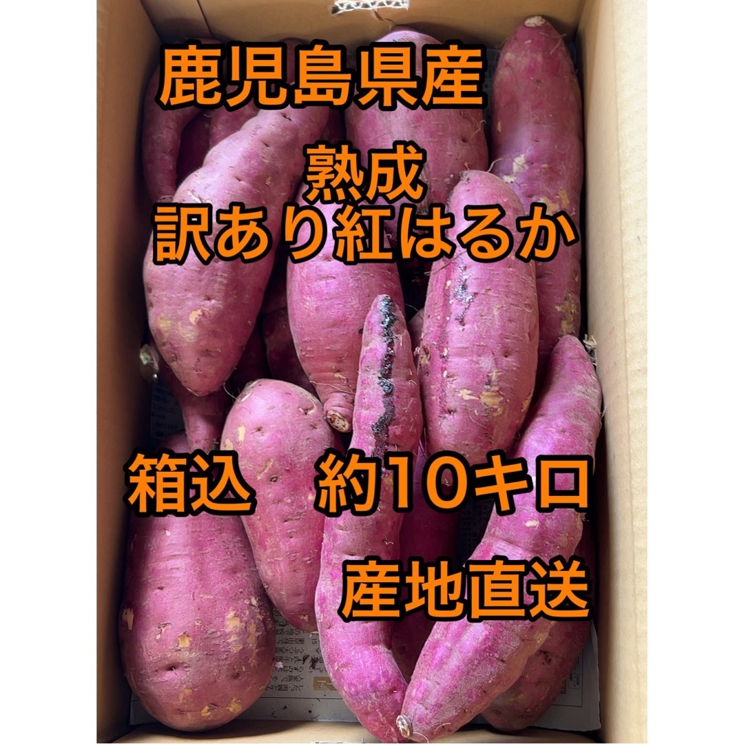 鹿児島県産　熟成訳あり紅はるか　箱込10キロ 食品/飲料/酒の食品(野菜)の商品写真