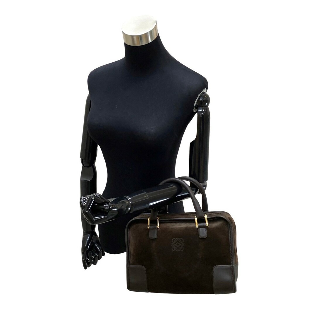 LOEWE - 極 美品 LOEWE ロエベ アナグラム ロゴ アマソナ 28 スエード