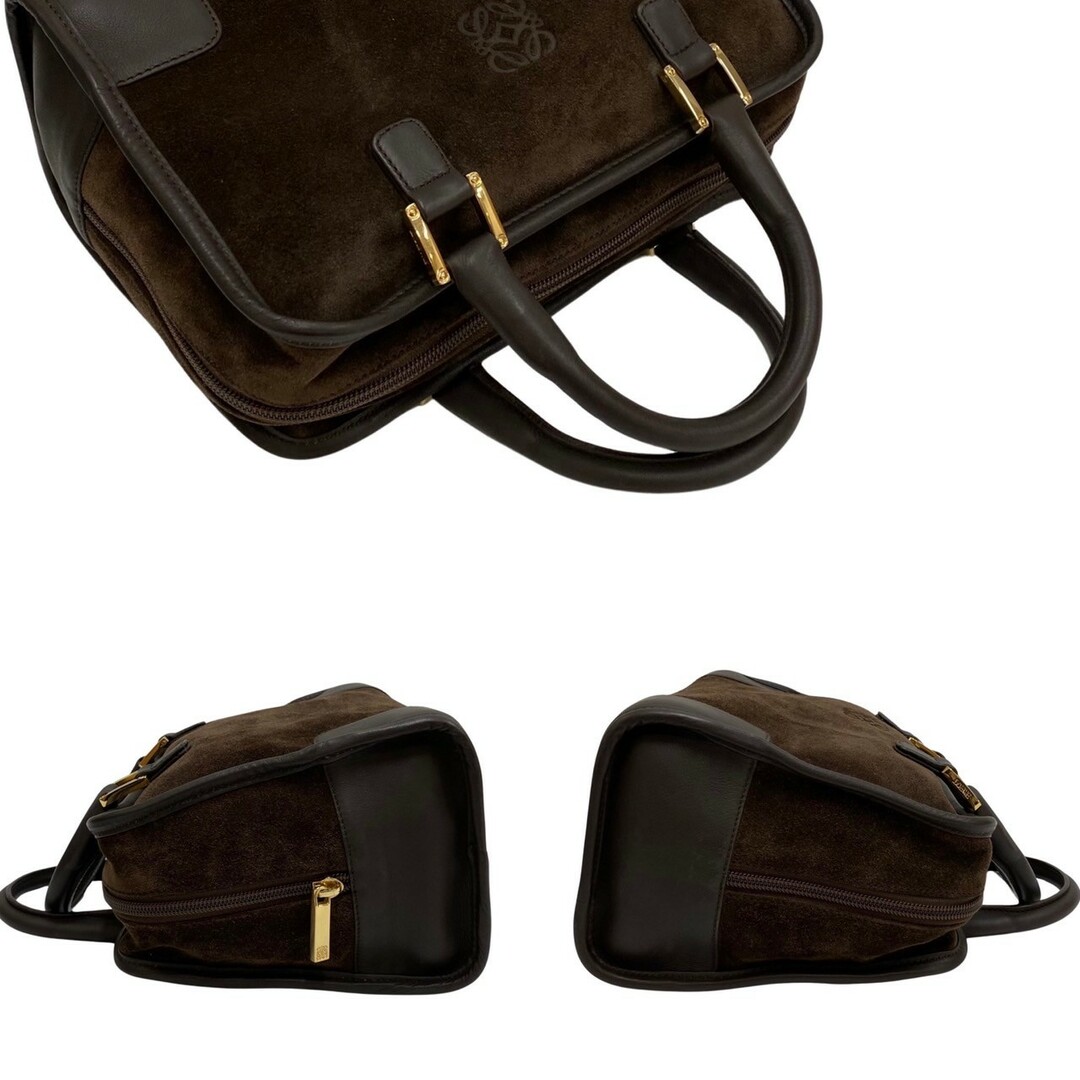 LOEWE - 極 美品 LOEWE ロエベ アナグラム ロゴ アマソナ 28 スエード