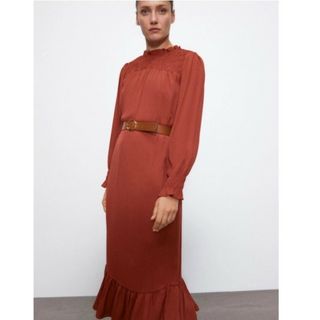 ザラ(ZARA)のZARA(ザラ) ロングワンピース(ロングワンピース/マキシワンピース)