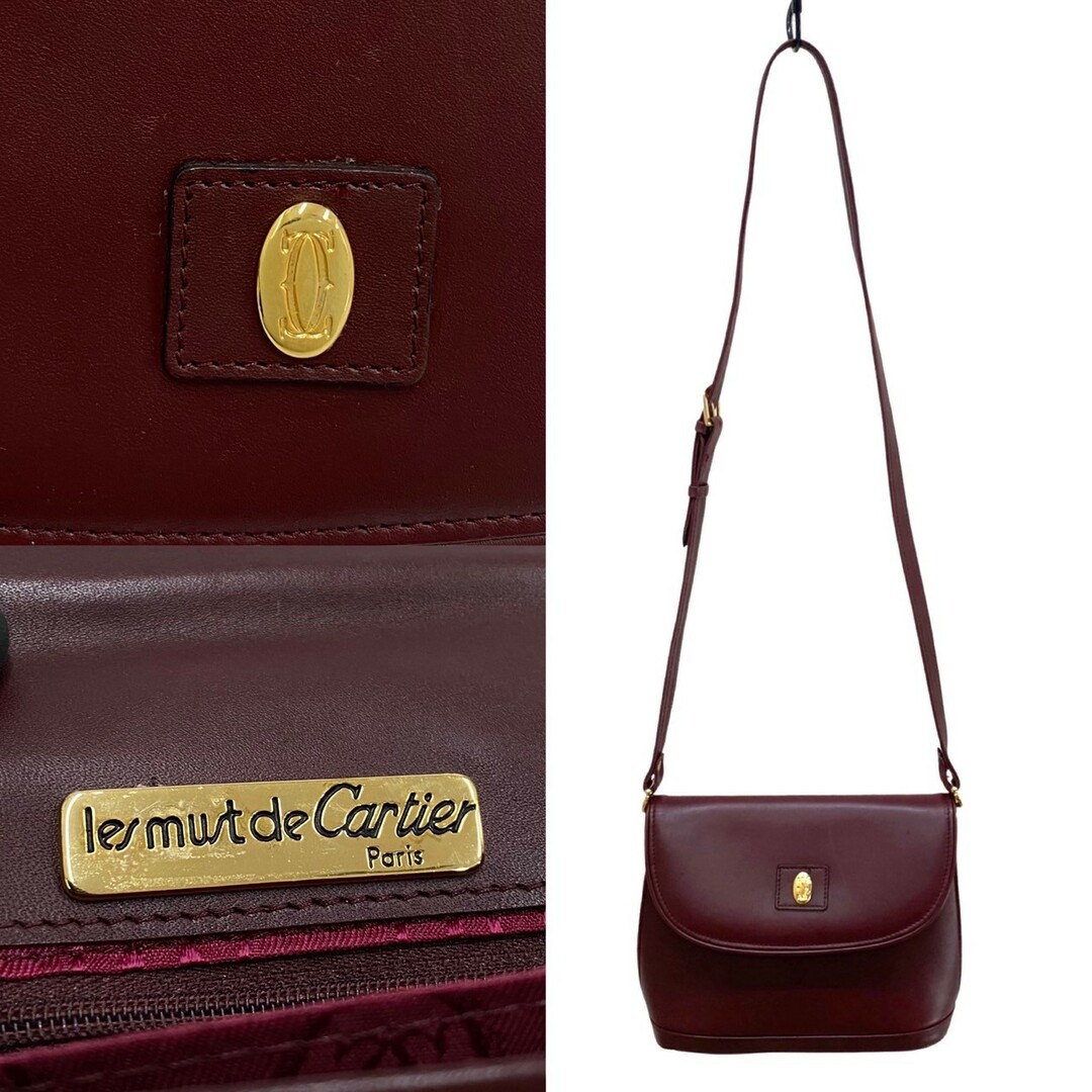 Cartier - 極 美品 保存袋付 CARTIER カルティエ マストライン ロゴ