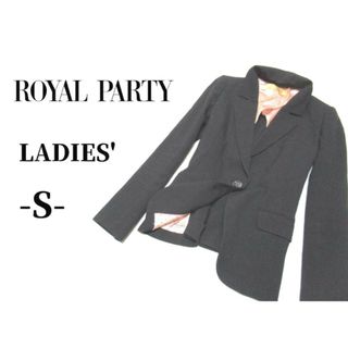 ロイヤルパーティー(ROYAL PARTY)のレディースS◇ROYAL PARTY◇ストレッチテーラードジャケット 黒(テーラードジャケット)