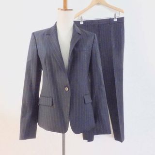 セオリー(theory)のTheory セオリー SHADOW.PINSTRIPE.SUIT 7104112 / 7106431 ジャケット&パンツ 1点 ジャケット:6 パンツ:2 ウール他 スーツセットアップ ストライプ柄 レディース AU2262A2 (スーツ)