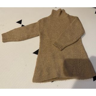 ザラキッズ(ZARA KIDS)の【年末セールSALE】 ZARAベビー　ニットワンピース　86cm/12-18m(ニット/セーター)