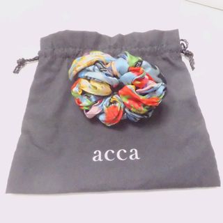 アッカ(acca)の美品 acca アッカ バニーシュシュ 1点 アクセサリー レディース AY4765C (ヘアゴム/シュシュ)